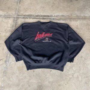 Vintage Indiana University Embroidered sweatshirt